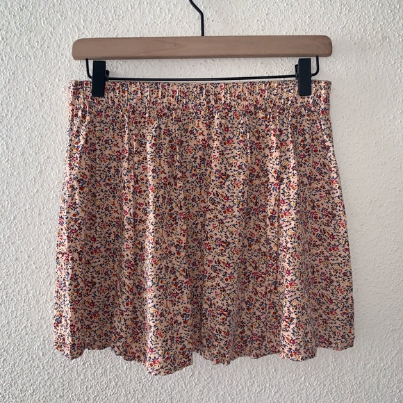 XHILARATION Floral Crop Top Mini Skirt 2pc Set Medium - Picture 10 of 16